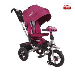 Детский трёхколёсный велосипед Baby Trike Premium Original красный - фото 7 - id-p96780517