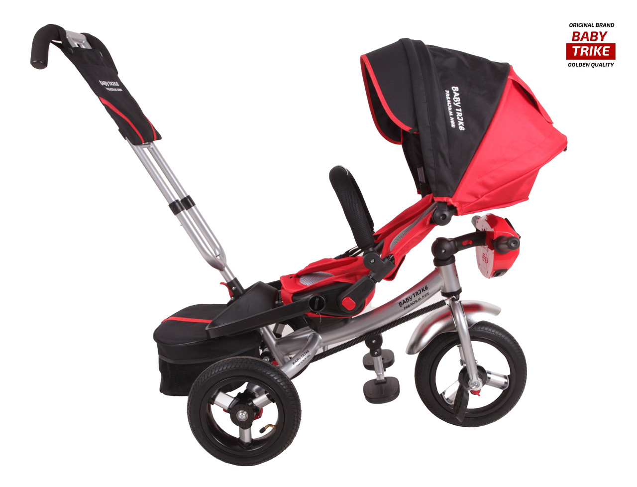 Детский трёхколёсный велосипед Baby Trike Premium Original красный - фото 2 - id-p96780517