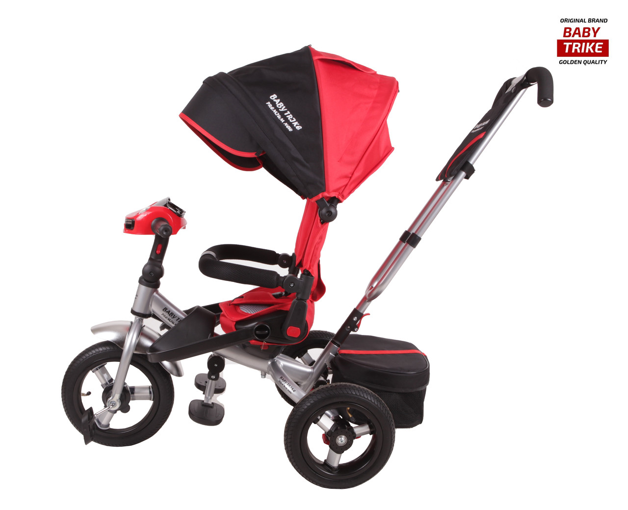 Детский трёхколёсный велосипед Baby Trike Premium Original красный - фото 3 - id-p96780517