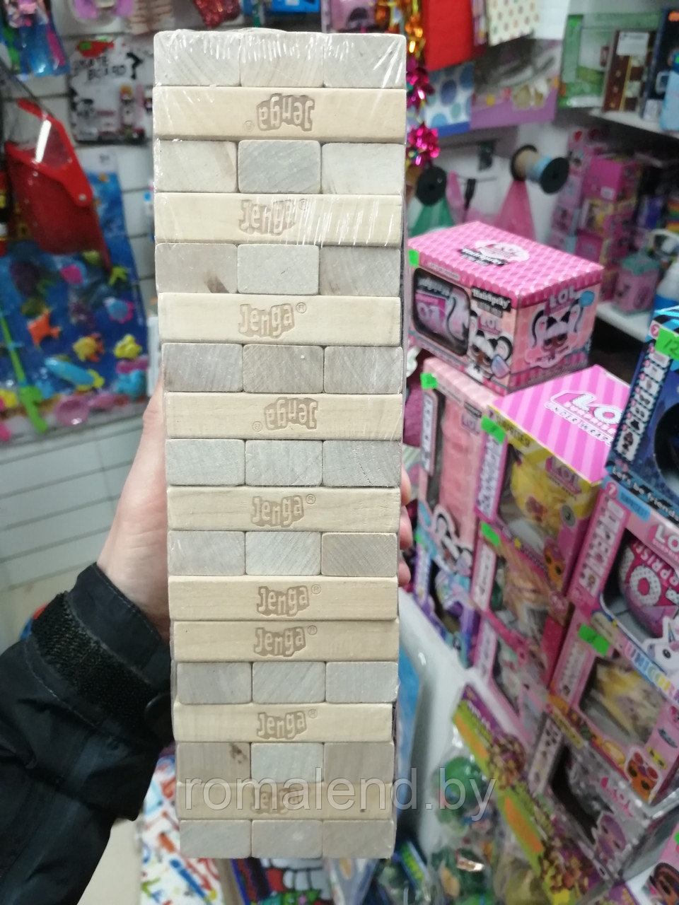 Настольная игра Jenga Classic (Дженга башня класическая) - фото 4 - id-p95822402