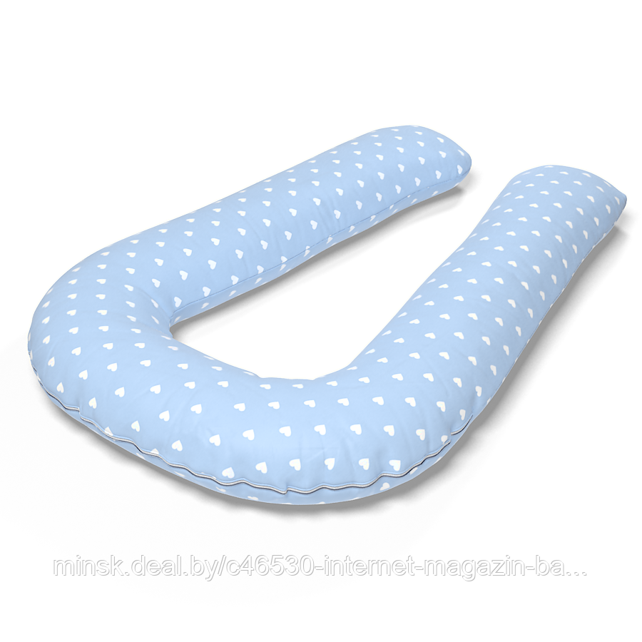 Подушка для беременной. U форма L размер 360см. Хлопок, Лен , Сатин. - фото 5 - id-p96793808