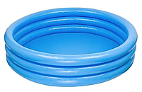Детский надувной бассейн Intex Кристально голубой (размер 114х25 см), арт.59416NP