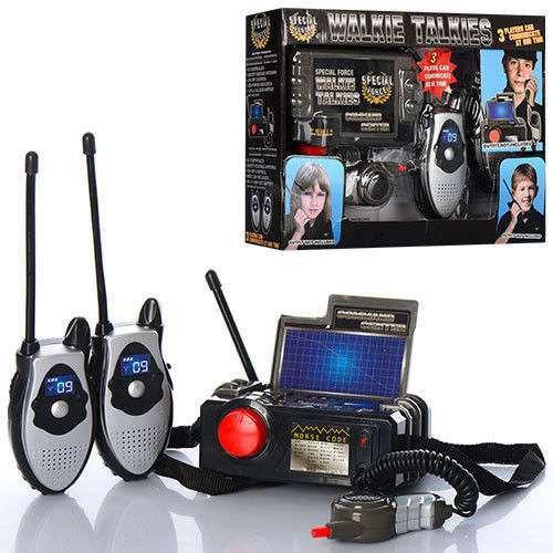 НАБОР ДЕТСКАЯ РАЦИЯ (2 РАЦИИ +БАЗА) WALKIE TALKIES 4988M