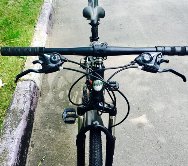 Велосипед на литых дисках Greenbike чёрный - фото 8 - id-p96818962