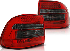 Задние фонари Porsche Cayenne '02-06  светодиодные, тонированный красные