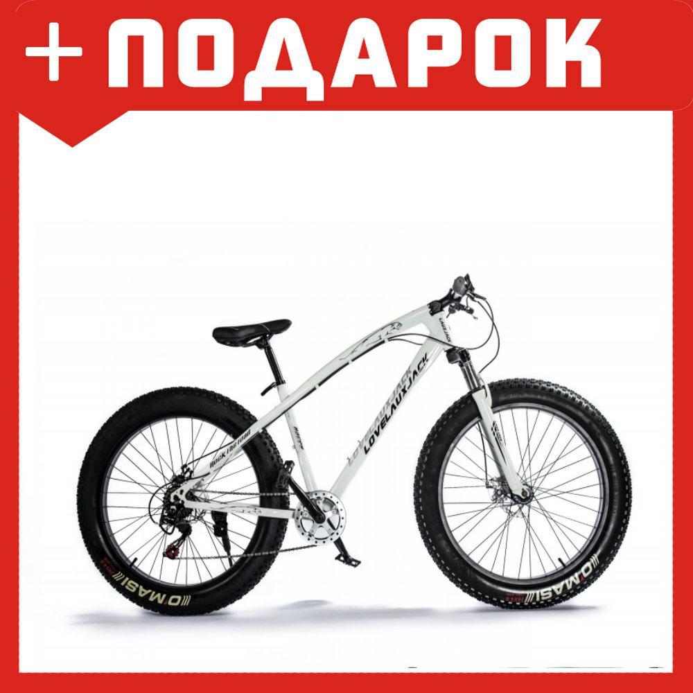 Велосипед Fatbike белый - фото 1 - id-p96824983