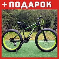 Велосипед Fatbike салатовый