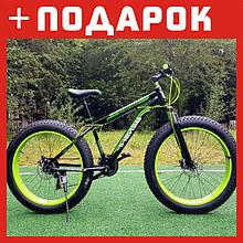 Велосипед Fatbike салатовый