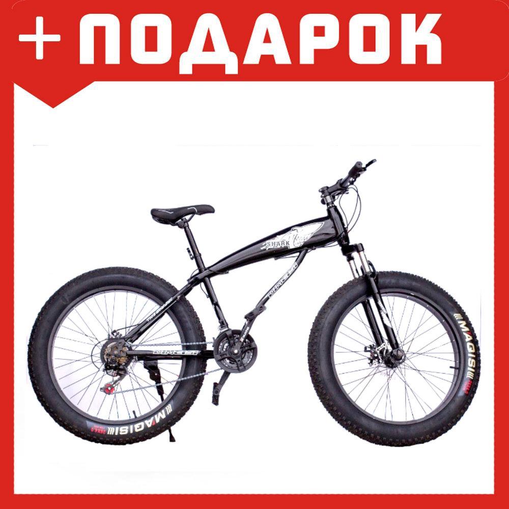 Велосипед Fatbike Shark чёрный