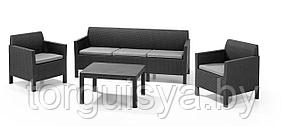 Комплект мебели Orlando 3-sofa set, графит