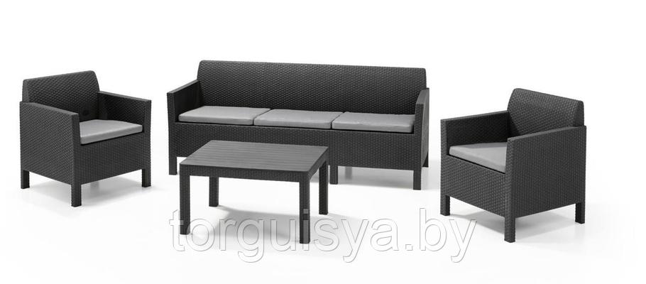 Комплект мебели Orlando 3-sofa set, капучино, фото 2