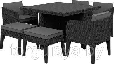 Комплект мебели KETER Columbia dining set (7 предметов), коричневый