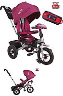 Детский велосипед трехколесный Baby Trike Premium Original с поворотным сиденьем цвет фиолетовый