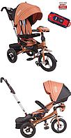 Детский велосипед трехколесный Baby Trike Premium Original с поворотным сиденьем цвет бронза