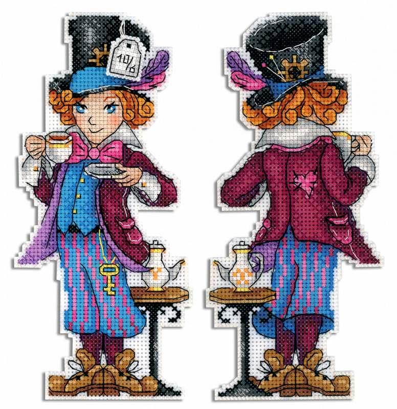 Набор для вышивания крестом «Безумный шляпник».