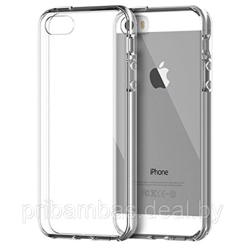 Силиконовый чехол для Apple iPhone 5, 5s, 5se (прозрачный) - фото 1 - id-p65803103