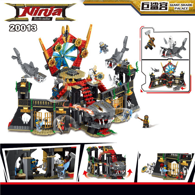 Конструктор Decool Ninja 20013 Нападение Мегалодона (Аналог Lego Ninjago) 1171 деталь - фото 4 - id-p96852437