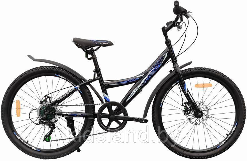 Велосипед Stream Travel 24" (черно-салатовый) - фото 2 - id-p96854652