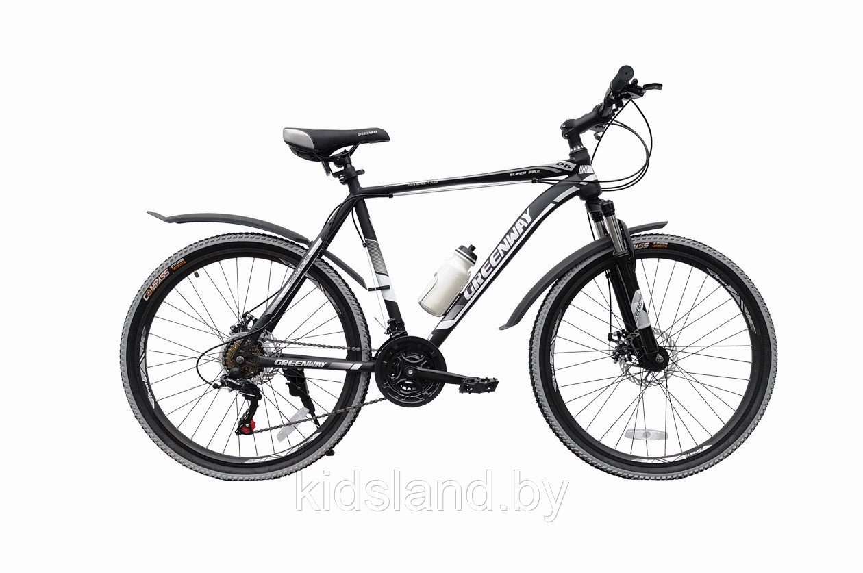 Велосипед Greenway Scorpion 26" (черно-серый) - фото 2 - id-p96854700