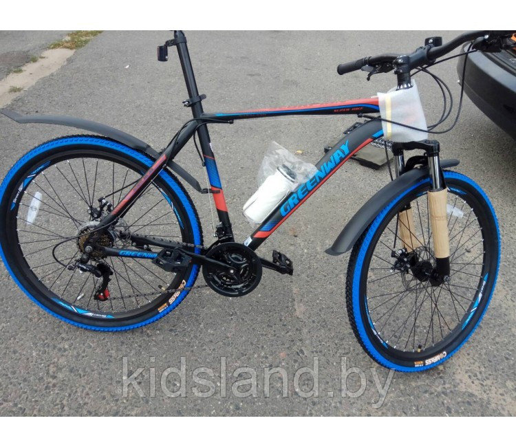 Велосипед Greenway Scorpion 27,5" (черно-синий)