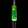 Лава лампа с блестками в сером корпусе 35 см Зеленая, фото 4
