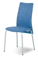 Кухонный стул МУЗА хром для кафе бара ресторана (MUZAI Chrome) кож/зам V-