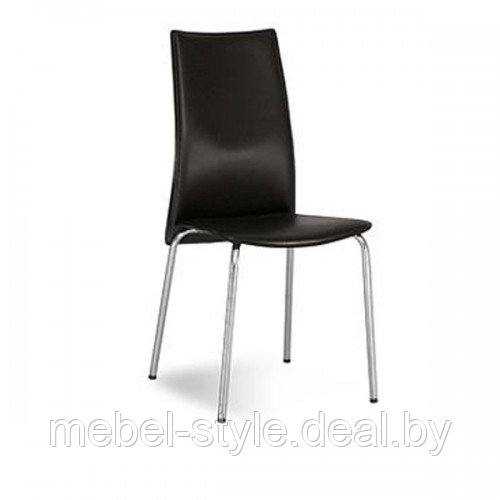Кухонный стул МУЗА хром для кафе бара ресторана (MUZAI Chrome) кож/зам V- - фото 4 - id-p96890710