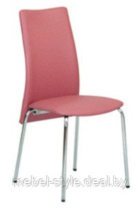 Кухонный стул МУЗА хром для кафе бара ресторана (MUZAI Chrome) кож/зам V-