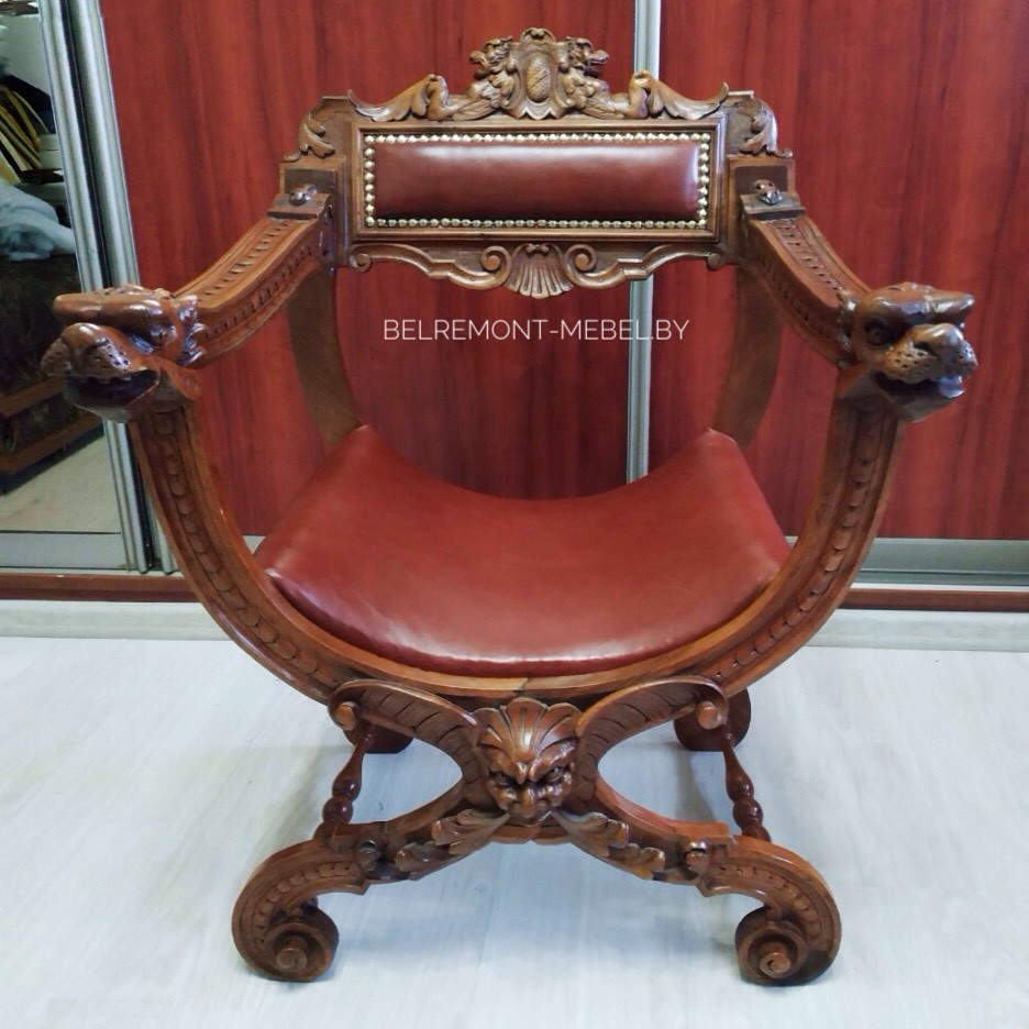 Реставрация антикварного кресла - фото 1 - id-p96891142