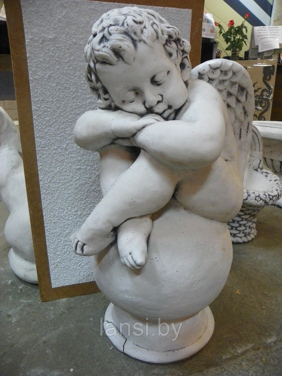 Скульптура "Ангел на шаре Б" - фото 1 - id-p96891254