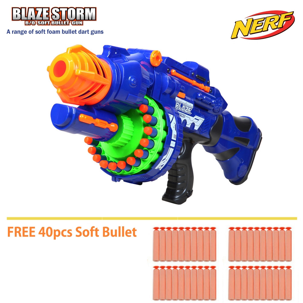 Детский игрушечный автомат Бластер арт. 7051 Blaze Storm, детское оружие типа Nerf - фото 2 - id-p96891427