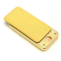 USB зажигалка Lighter фактурная Золото