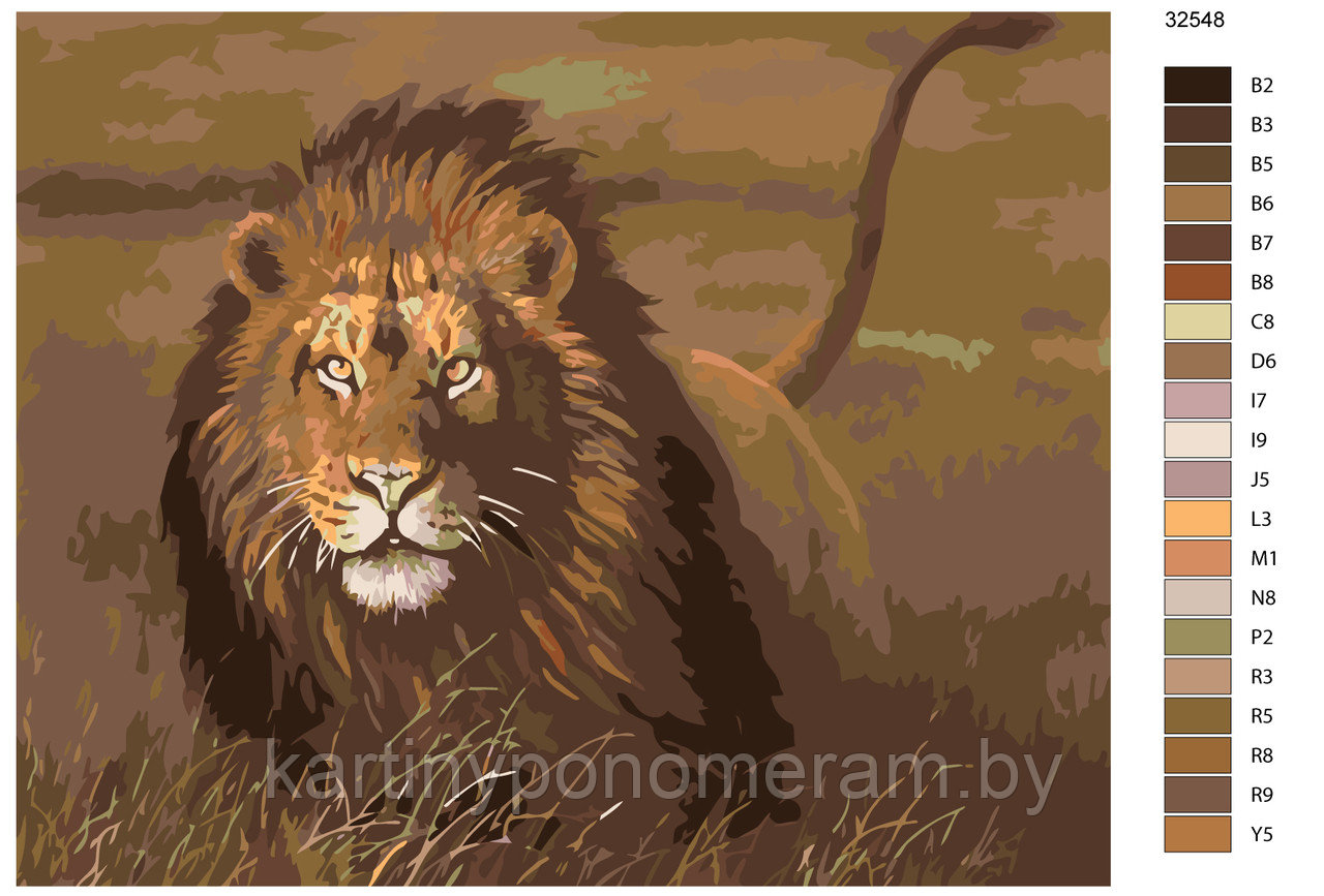 Картина по номерам, 40 x 50, KTMK-32548