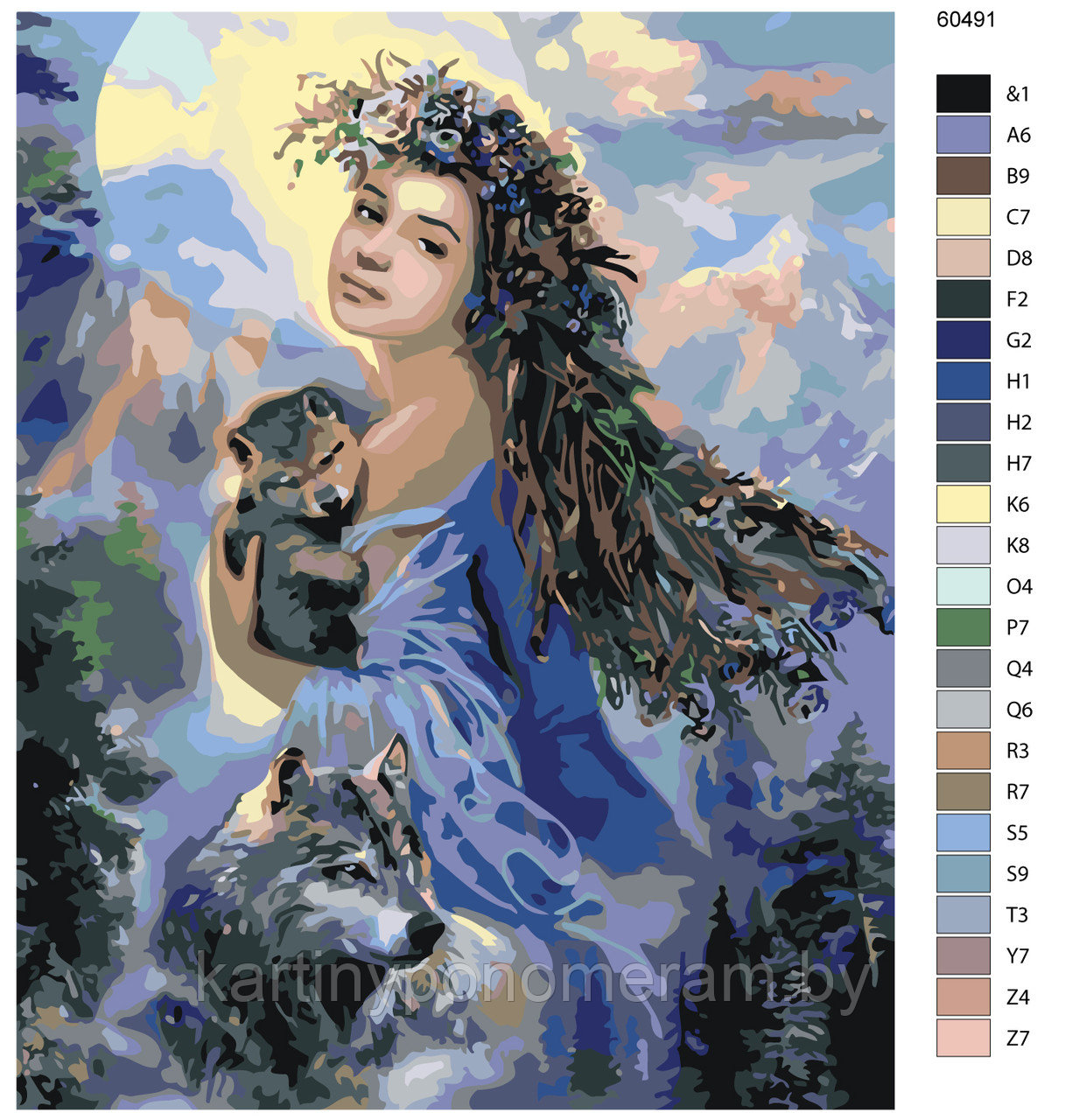 Картина по номерам, 40 x 50, KTMK-60491