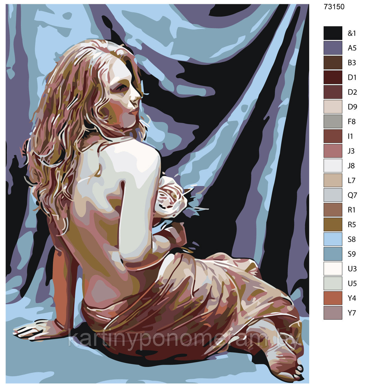 Картина по номерам, 40 x 50, KTMK-73150