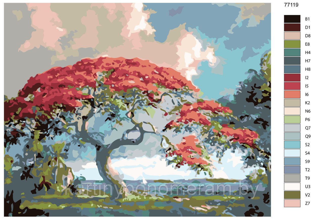 Картина по номерам, 40 x 50, KTMK-77119