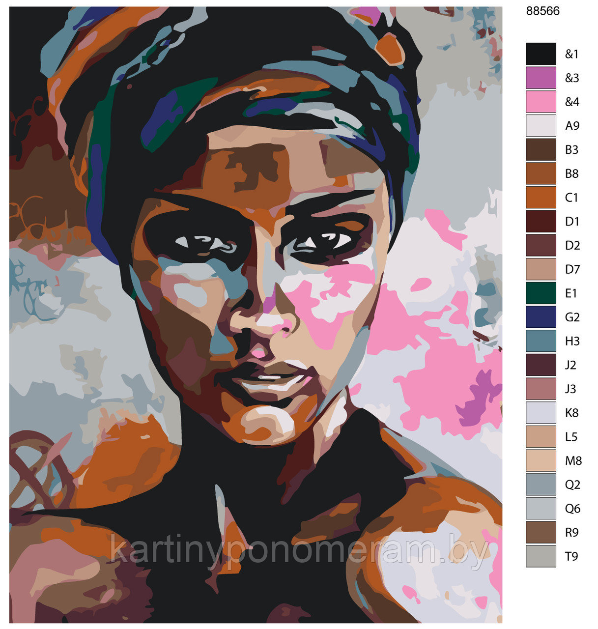 Картина по номерам, 40 x 50, KTMK-88566