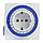 Таймер розеточный механический 3600Вт, 96 вкл./выкл. сутки, интервал 15 мин., фото 3