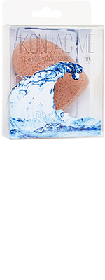 Спонж Бьюти Бар для макияжа лица с розовой глиной Beauty Bar Konjac Me Blender Pink Clay
