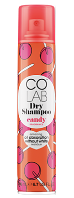 Сухой шампунь Колаб с позитивным ароматом леденцов 200ml - Colab Dry Shampoo Candy