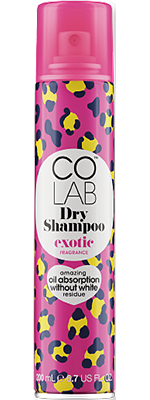 Сухой шампунь Колаб с гламурными нотками мандарина и орхидеи 200ml - Colab Dry Shampoo Exotic