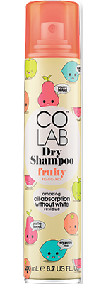 Сухой шампунь Колаб с сочными нотками яблока и дыни 200ml - Colab Dry Shampoo Fruity