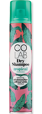 Сухой шампунь Колаб со сладкими нотами папайи и ананаса 200ml - Colab Dry Shampoo Tropical