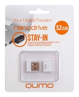 USB Flash QUMO NanoDrive 32Gb White - фото 1 - id-p96906099