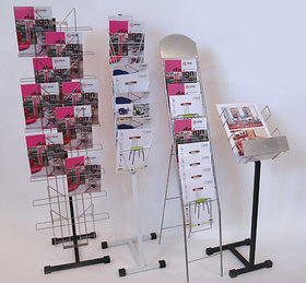 Рекламно-информационные стеллажи,буклетницы,стойки и стенды для печатной продукции