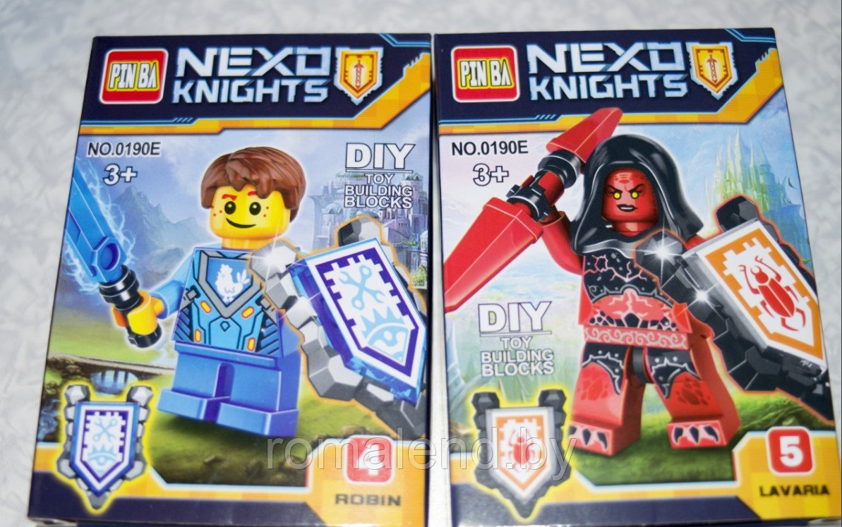 Миниконструктор Nexo knights PIN BA в ассортименте (6 шт) - фото 3 - id-p96909411