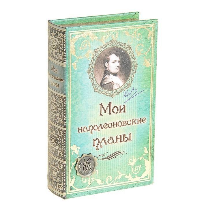 Сейф-книга «Мои наполеоновские планы» 21 см