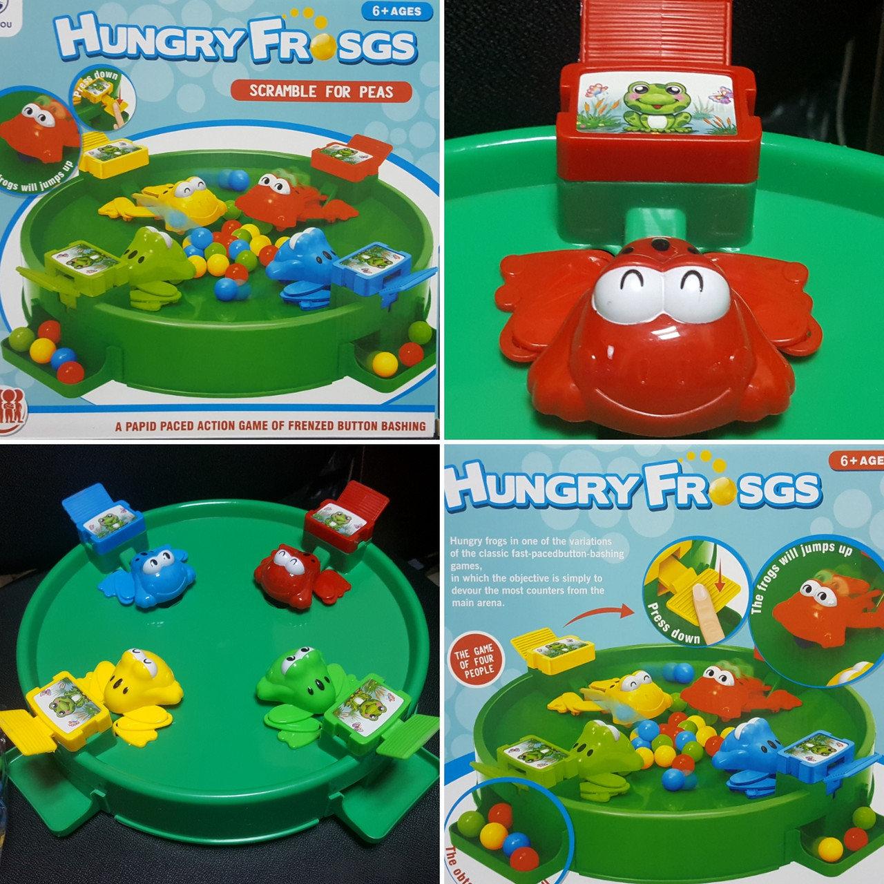 Настольная игра Зообильярд Голодные лягушки Hungry Frosgs
