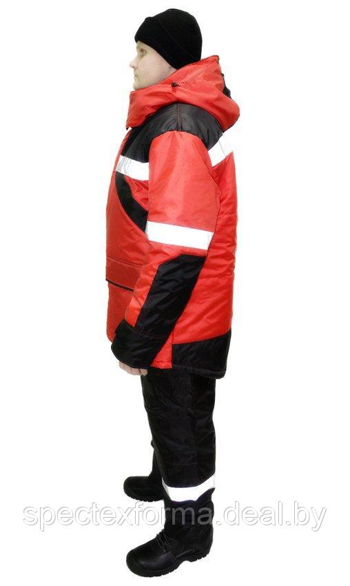 Куртка утепленная "Монблан-Люкс", красно-черная - фото 3 - id-p96916588