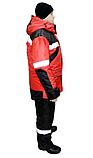 Куртка утепленная "Монблан-Люкс", красно-черная, фото 2